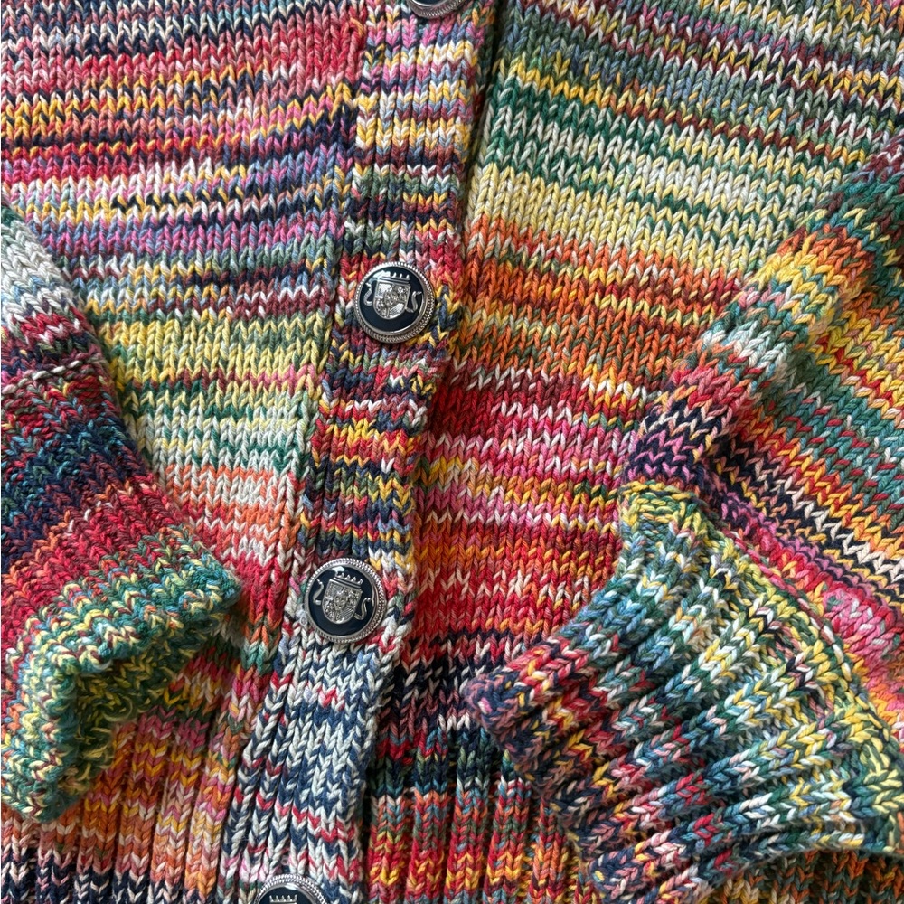 Veronica Beard Multicolor Striped Cardigan - Picture 3 of 5
